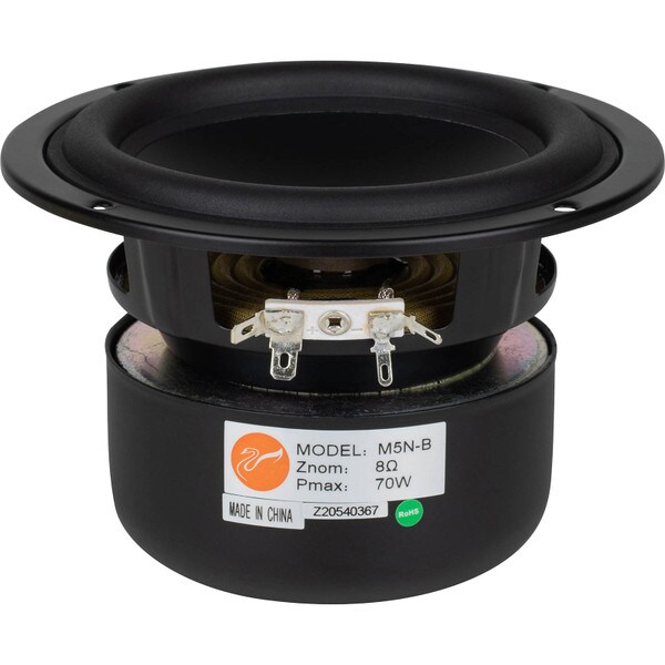 Main product image for HiVi M5N-B 5" Damped Aluminum/Magnesium Cone Woofer297-486